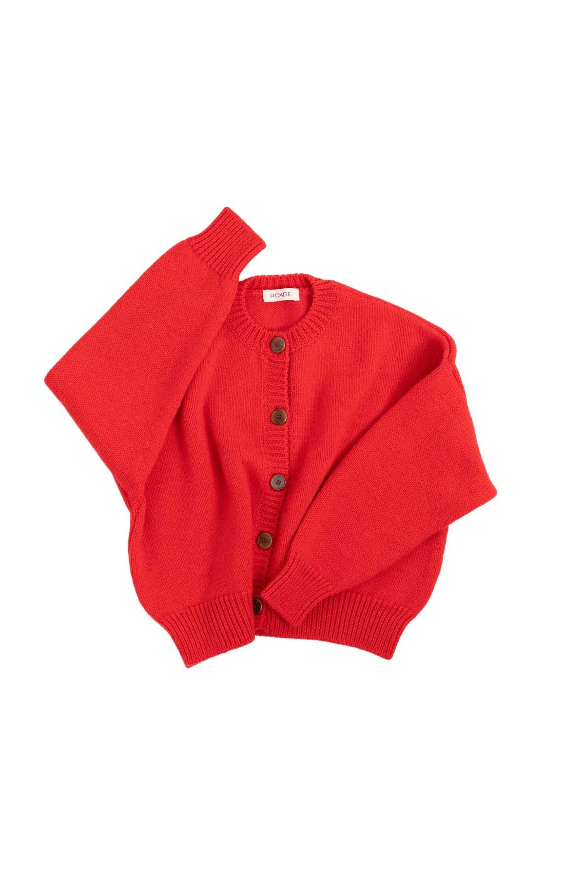 Chaqueta Corta Lana Alpaca Roja Fala