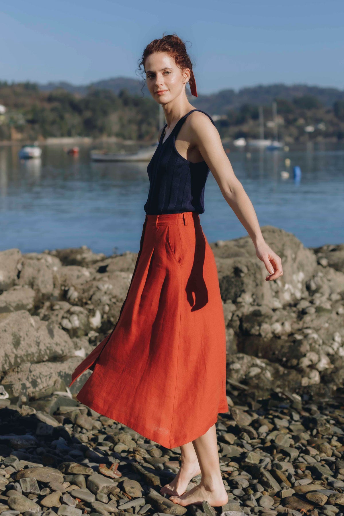 Red Marola Skirt