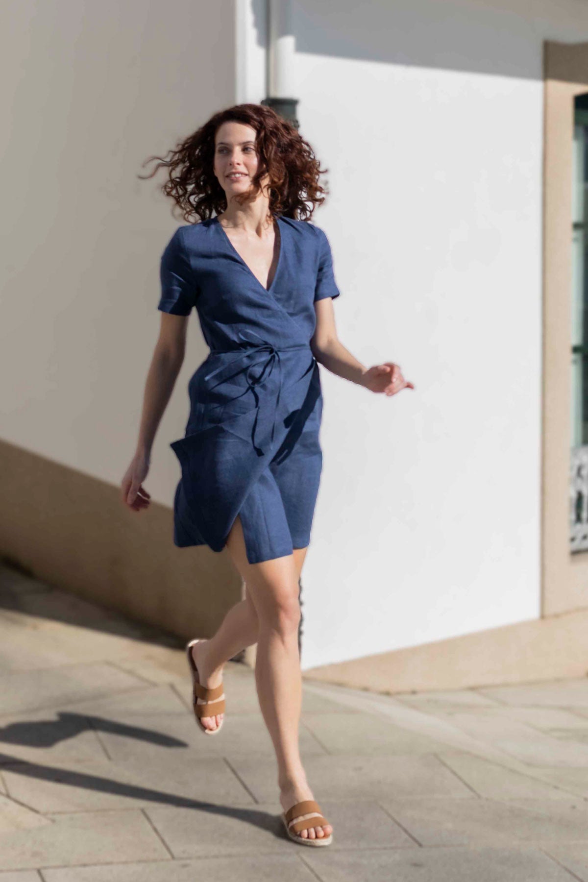 Navy Arnela Dress