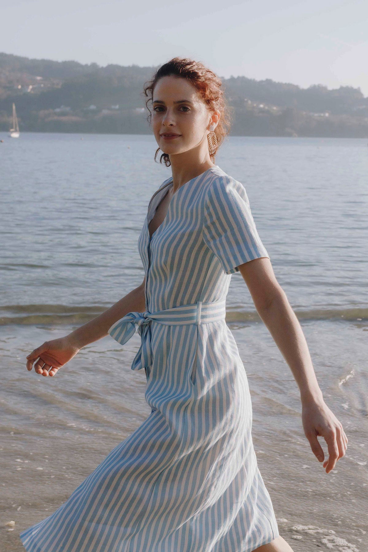 Striped Porto Dress